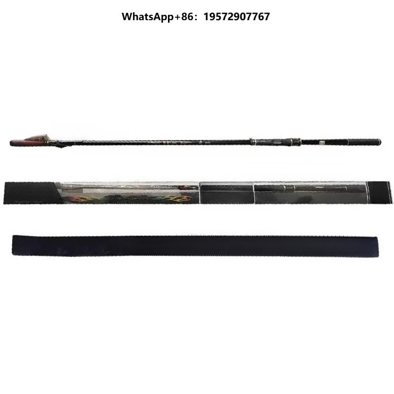 High Carbon Ultra-Light Super Hard Long Section Fishing Rod Full Square Inclined Guide Ring Slight Fishing