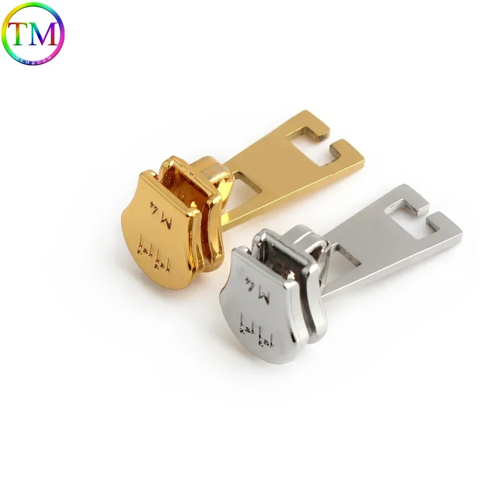 5-30 قطعة الذهب/الفضة معدن الأسنان سستة رئيس للخياطة محفظة حقيبة يد أكياس ظهره سستة المتزلجون اليدوى اكسسوارات #6