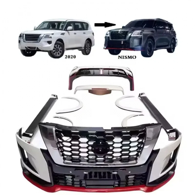 

Оптовый комплект для переоборудования кузова Patrol Y62 2020 в стиле Nismo: внешний рестайлинг, автозапчасти в наличии