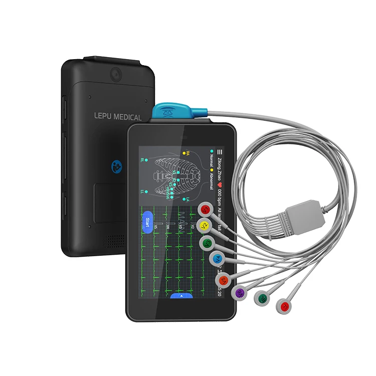 3 Channel  Machine  Handheld Electrocardiograph 3 Channels