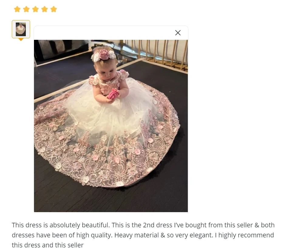 Luxus Prinzessin Applikation Blumenmädchenkleider für Hochzeit Tüll Perlen Ball Kinder Festzug Kleid Geburtstagsfeier Erstkommunion tragen – Detail 1