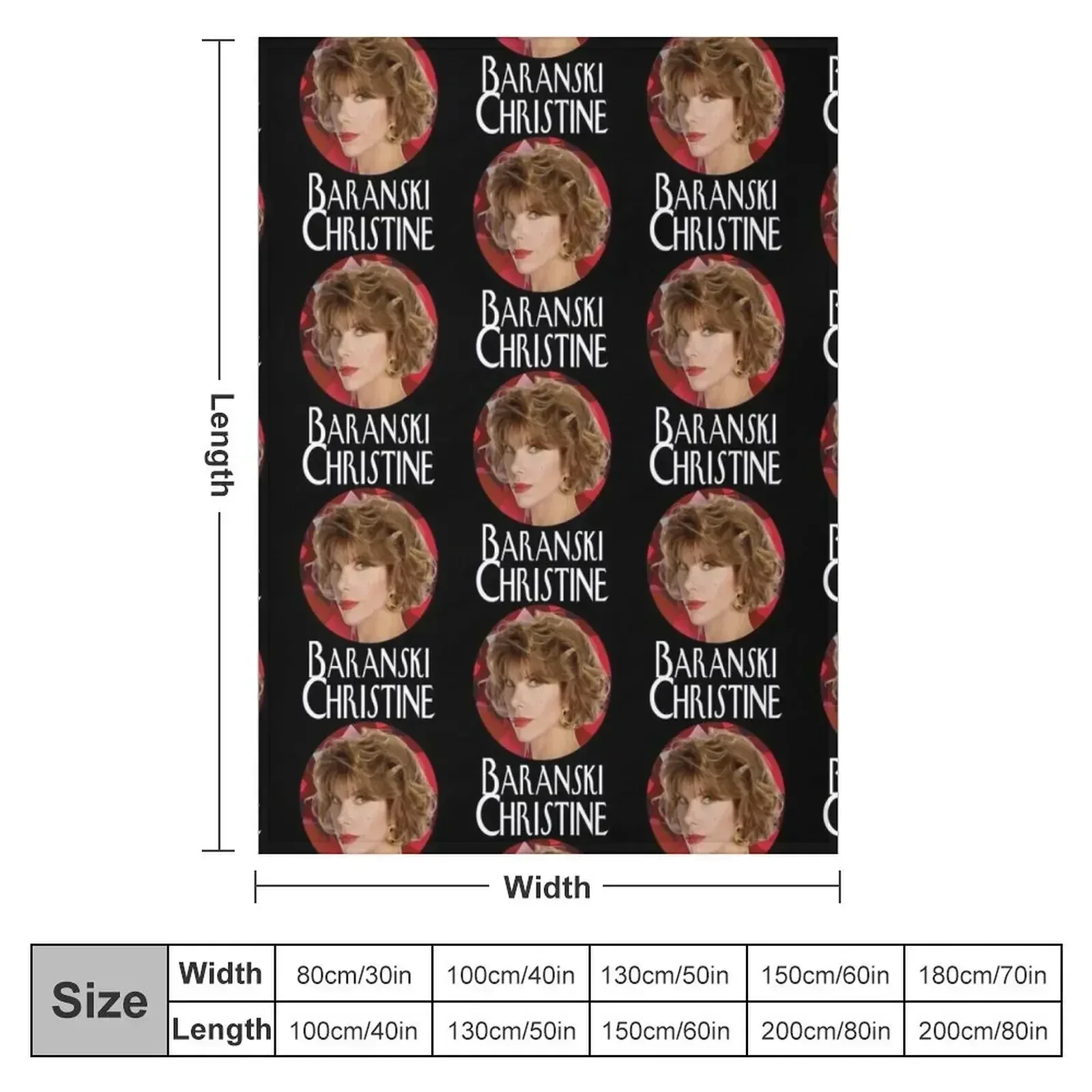 Christine Baranski Throw Blanket Flannel Decorative Sofa halloween Travel Blankets