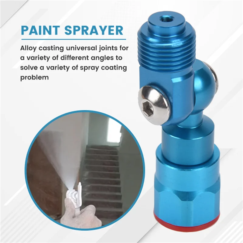 

AUAU-7/8 Inch F-7/8 Inch M Airless Spray Machine Swivel Joint Adapter Silver Swivel Joint For Wagner/Graco Paint Sprayer