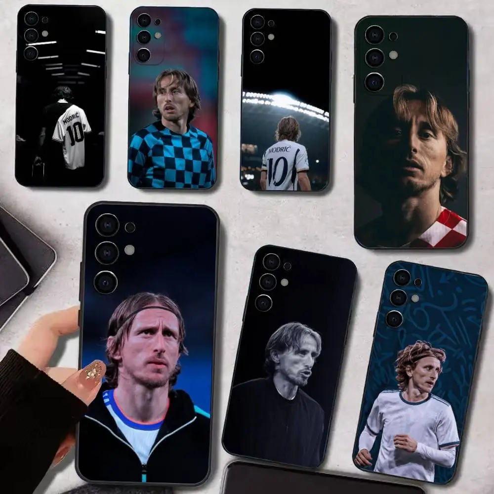 

L-Luka M-Modric Phone Case For Samsung S25,S24,S21,S22,S23,S30,Ultra,S20,Plus,Soft Silicone Black Cover