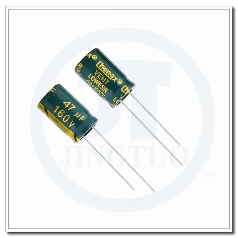 47UF160V 160V47UF 47MFD 160Volts 10x16mm Radial Aluminum Electrolytic Capacitors