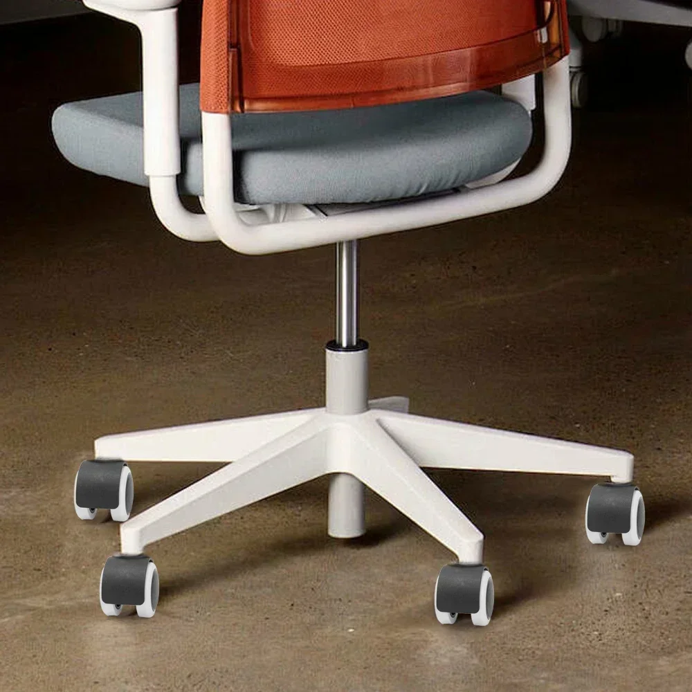 360 Degree Rotatable Safe Roller Office Chair Universal Furniture Caster Wheels 2Inch Swivel Castor Roller Rubber Wheel Hardware