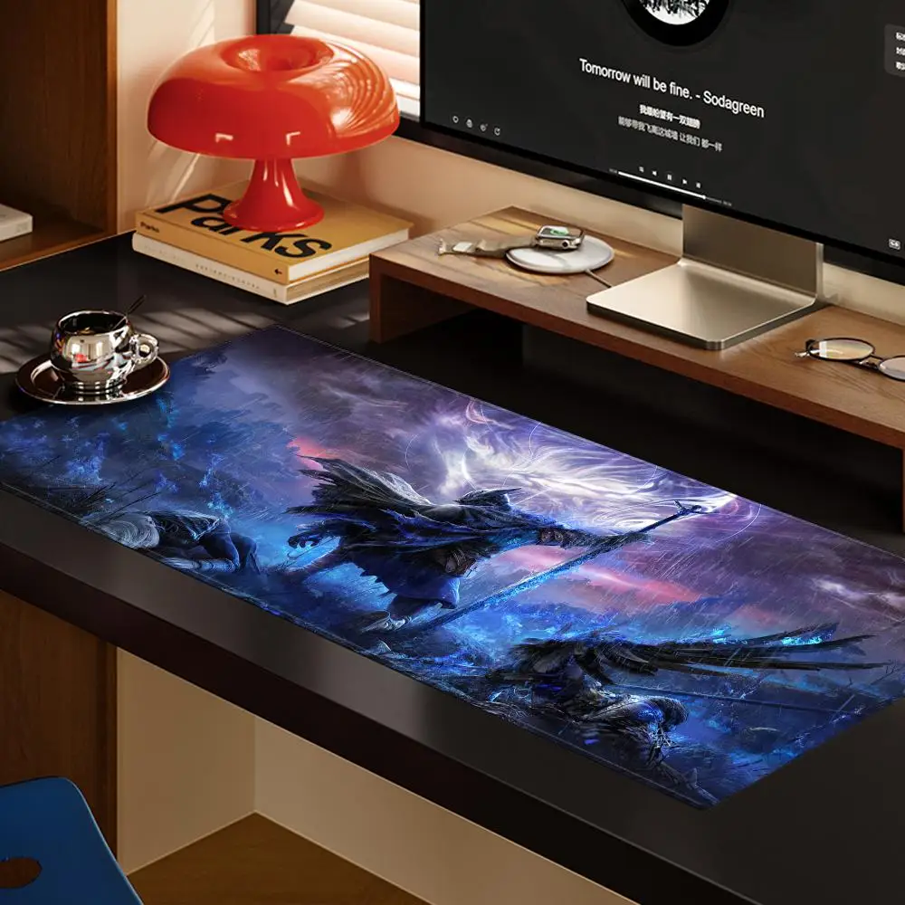 N-Nightreigns Game Mouse Pad XXL Computer Accessories Large Keyboard Laptop Table Pad The New Product Gamer Gaming