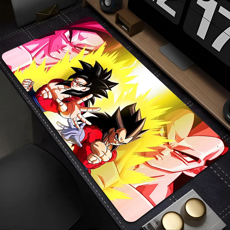 

Large DBZ Mouse Pad HD Print Dragon Ball Office Desk Mats XXL Gaming Accessories E-sports Players MousePads Laptop Keyboard Mat