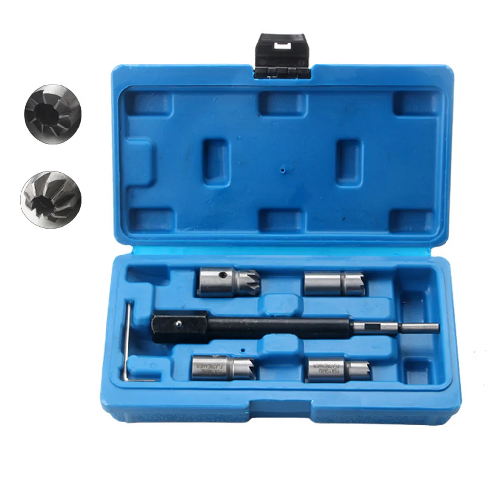 

For Diesel Injector Maintenance Carbon Cleaning Tool 5PCS Cutter Kit As Picture Hex Key Included Light Commercial Vehicles