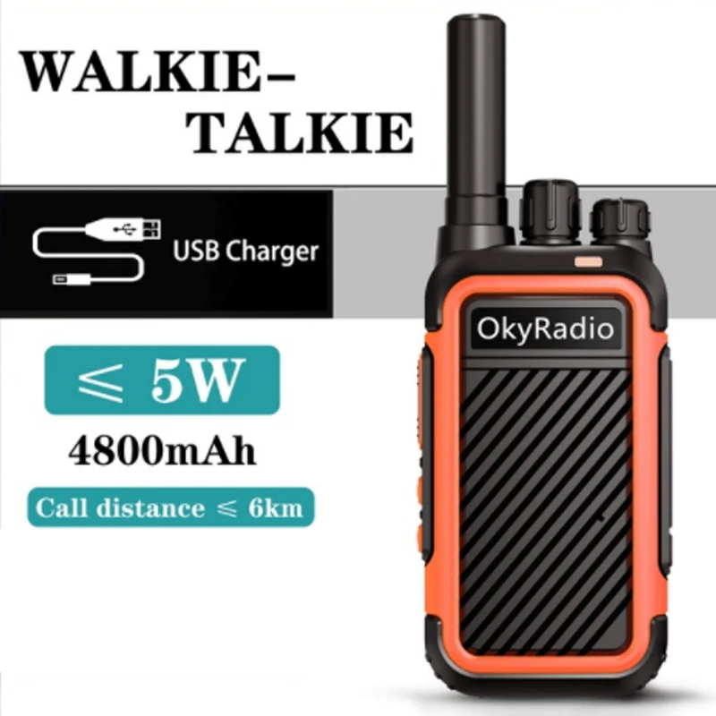 

KAILIJIE Mini Two Way Radio 400-470MHz Walkie Talkie Profesional Portable Small Radios Comunicador Transceiver Station 1or 2