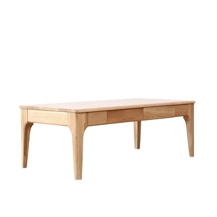 Large storage four drawers solid wood coffee table coffee table simple living room furniture tea table