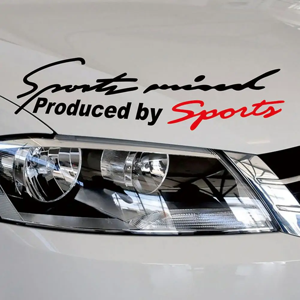 Self-adhesive  Cool Sports Mind Produced by Sport Sticker PET Exterior Car Sticker Creative