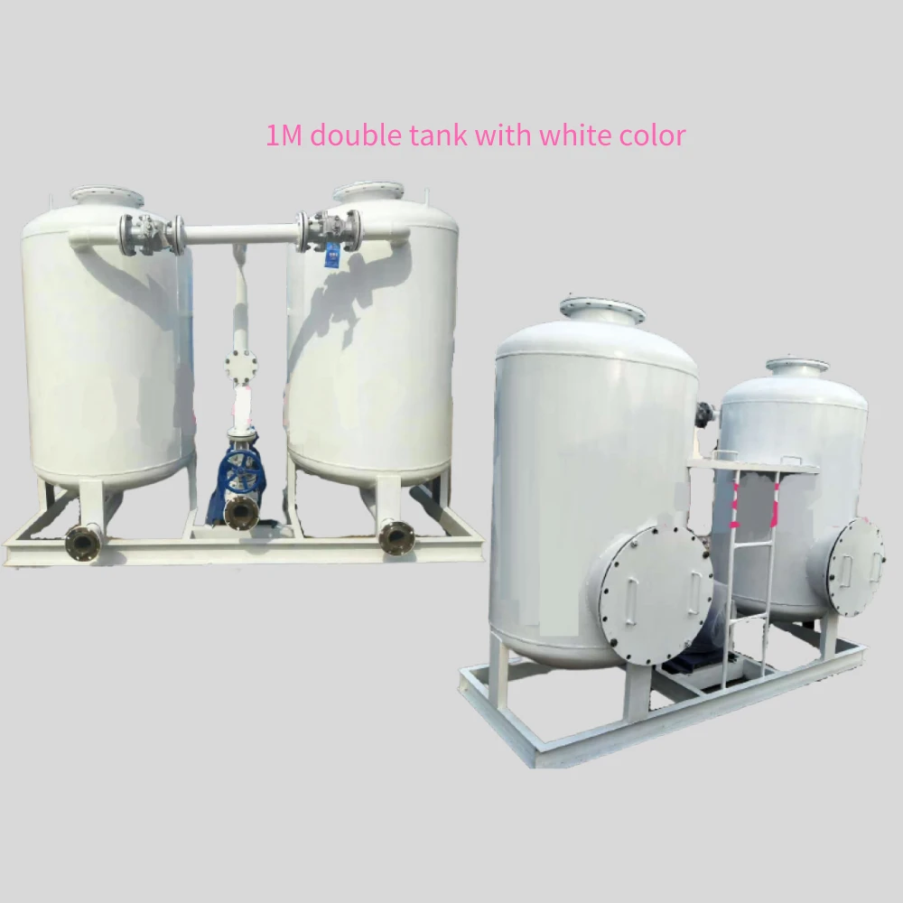 high speed black  oil filtering machine sand filter tank