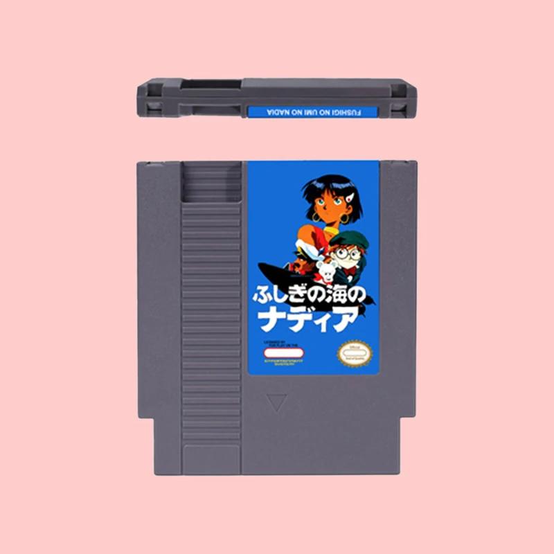 Fushigi no Umi no Nadia RPG Game Cartridge For NES 72PIN Consoles Region Free Game Card