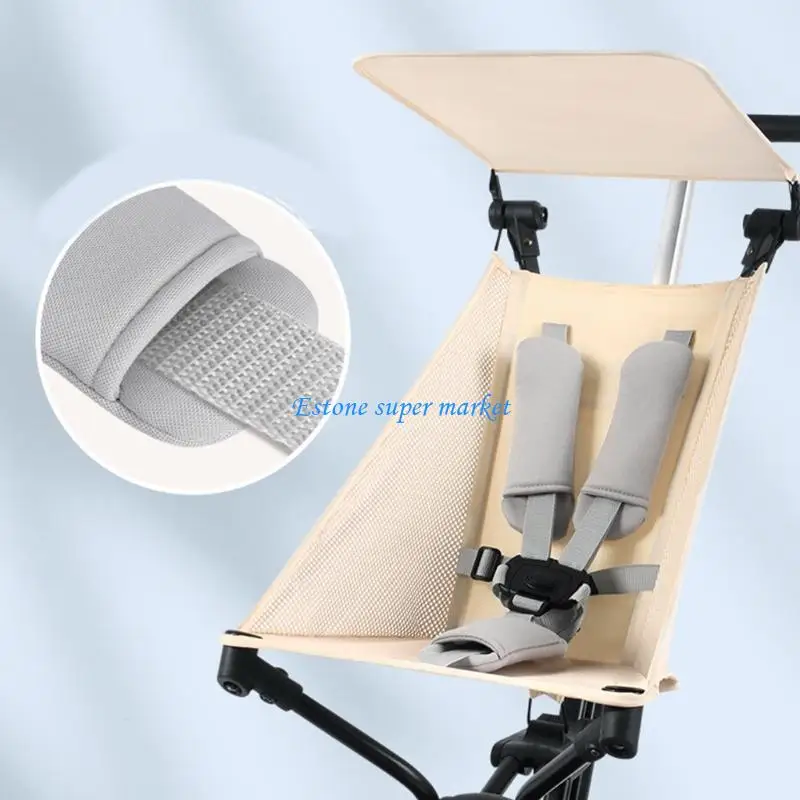 

090B 3Pcs Resin Cotton Infant Safety Gear Car Shoulder Protectors Strollers Pads