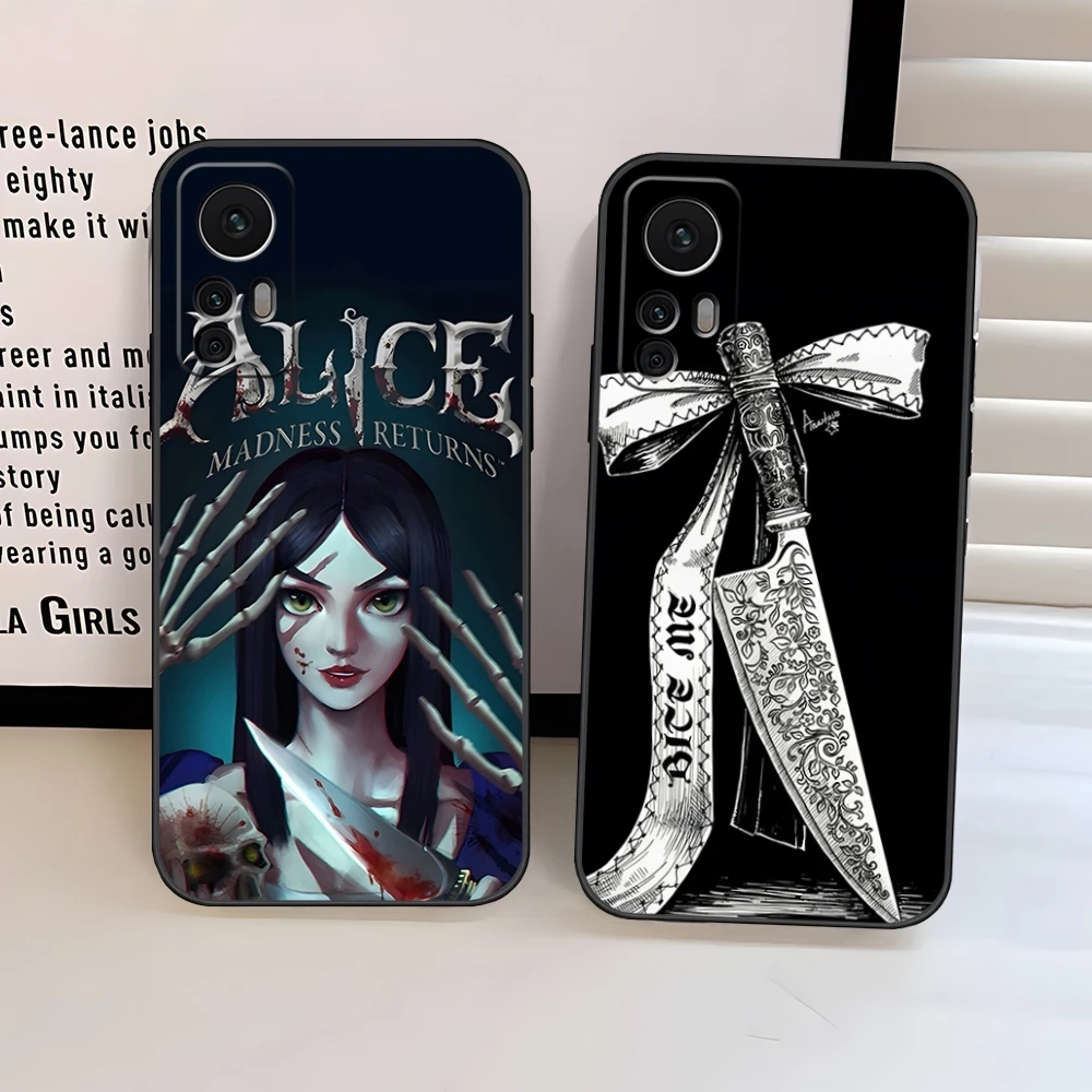 Game A-Alice Madness R-Returns Phone Case For Xiaomi 13 12 11T Lite Ultra Redmi Note 13 12 10 Pro POCO F4 F5 X5 Pro Back Cover