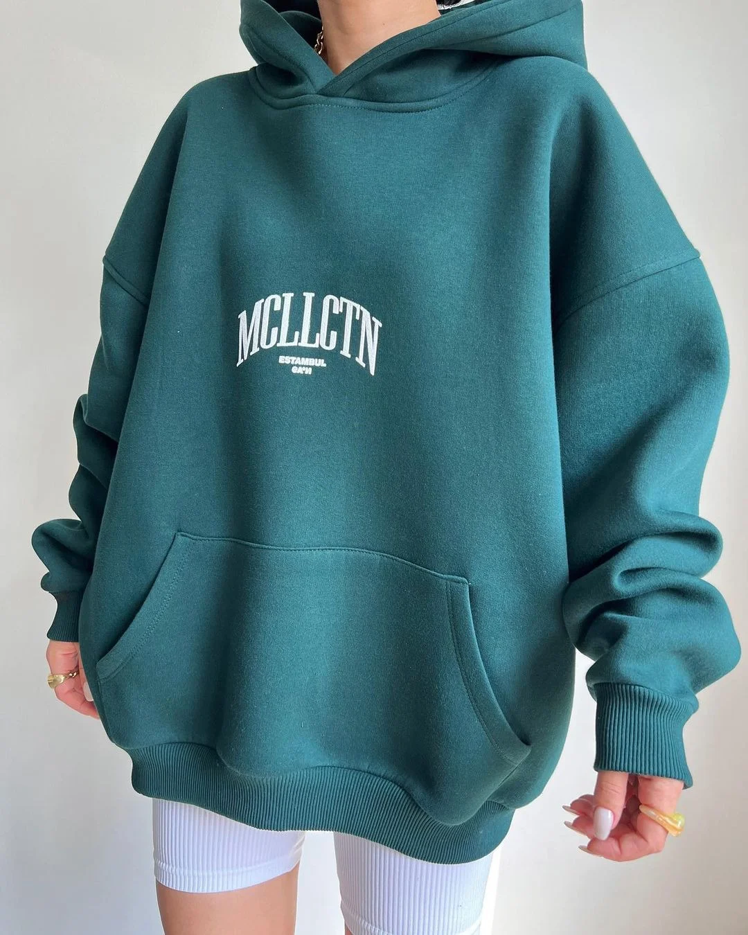 Women's Hoodie Sweatshirt Hip Hop Pullover Letter Print Graphic Oversized Hoodies Streetwear Long Sleeve Pocket Unisex Clothes