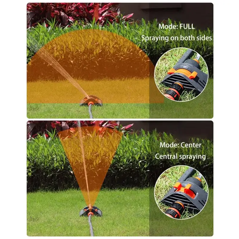 Efficient Water Distribution Irrigation Tool Garden Sprinkler Adjustable Flow Control Customizable Spray Pattern For Garden Use