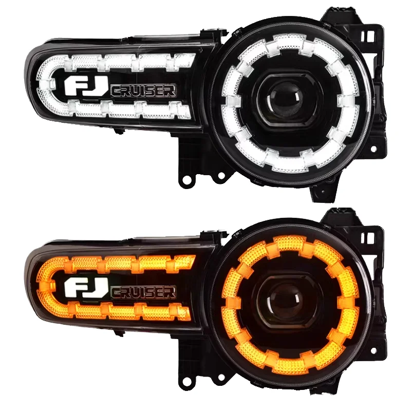 

High Auto LED Head Lamp DRL Front Light Plug&Play Dynamic Head Lamp Upgrade Car Accessories for Toyota FJ Cruiser 2007-2020