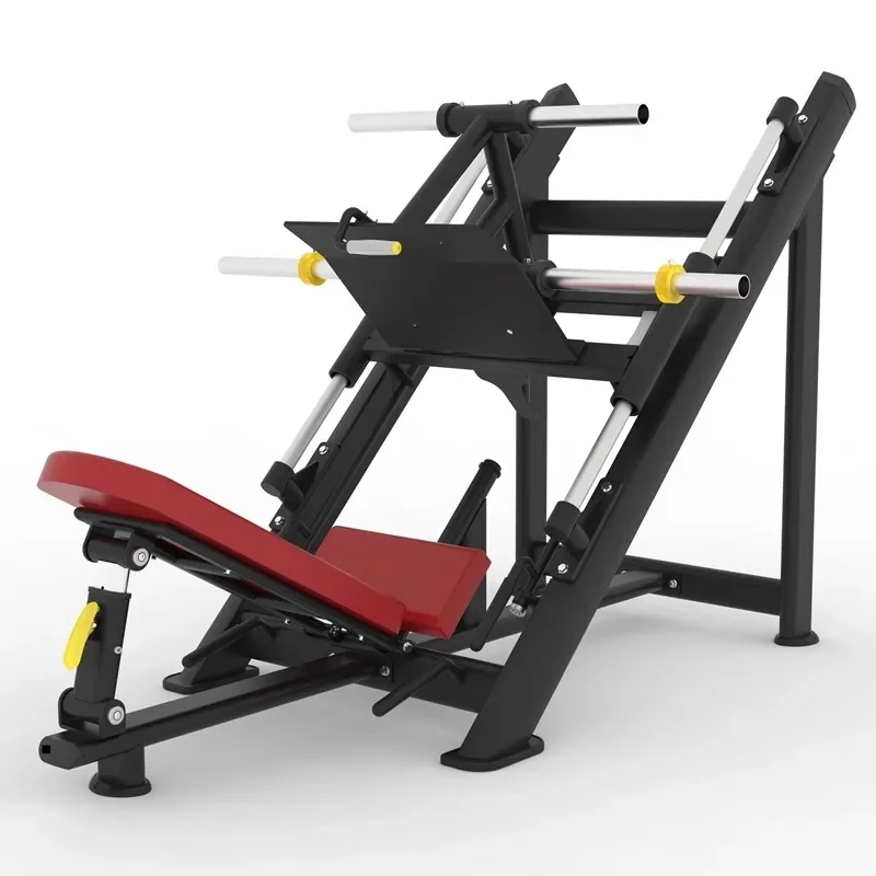 45-degree inverted pedaling machine, gym smooth pedaling two-in-one leg and hip hacker squat machine, fitness equipment