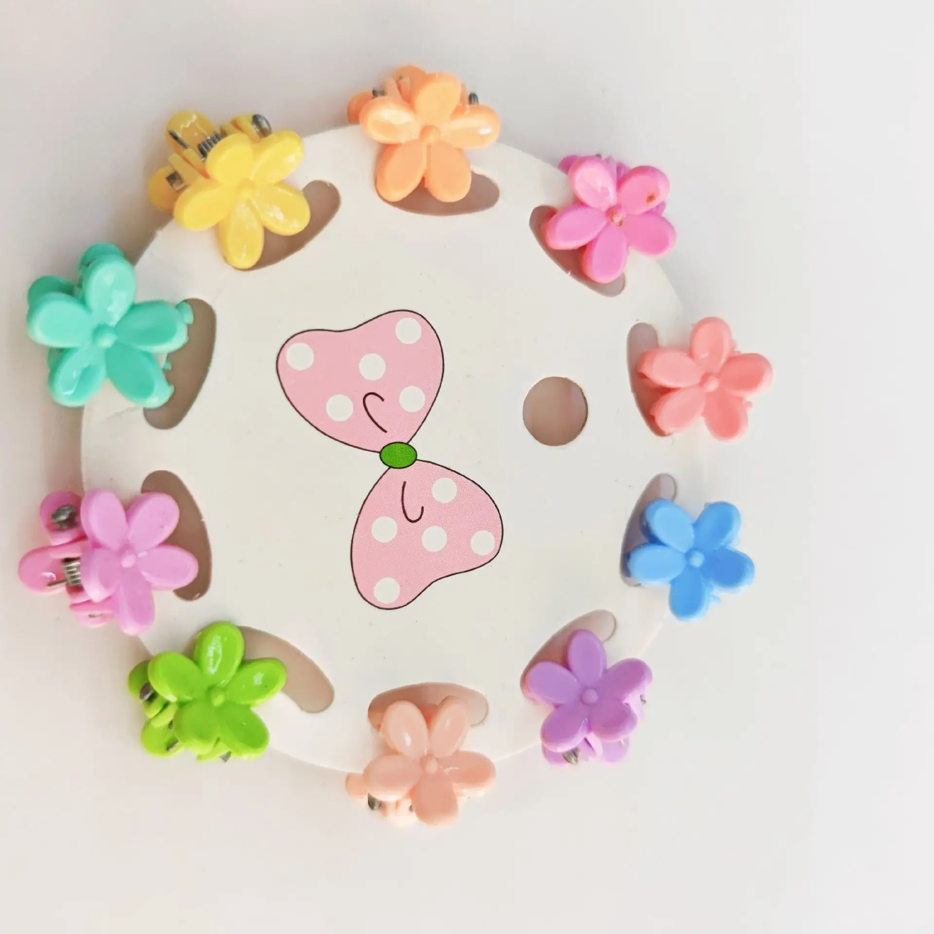 30-50PCS Modische Nette Kinder Haar Greifen Clip Weibliche Seite Clip Nette Prinzessin Haar Karte Schmuck Kopf Blume mini Kleine Haar – Detail 9