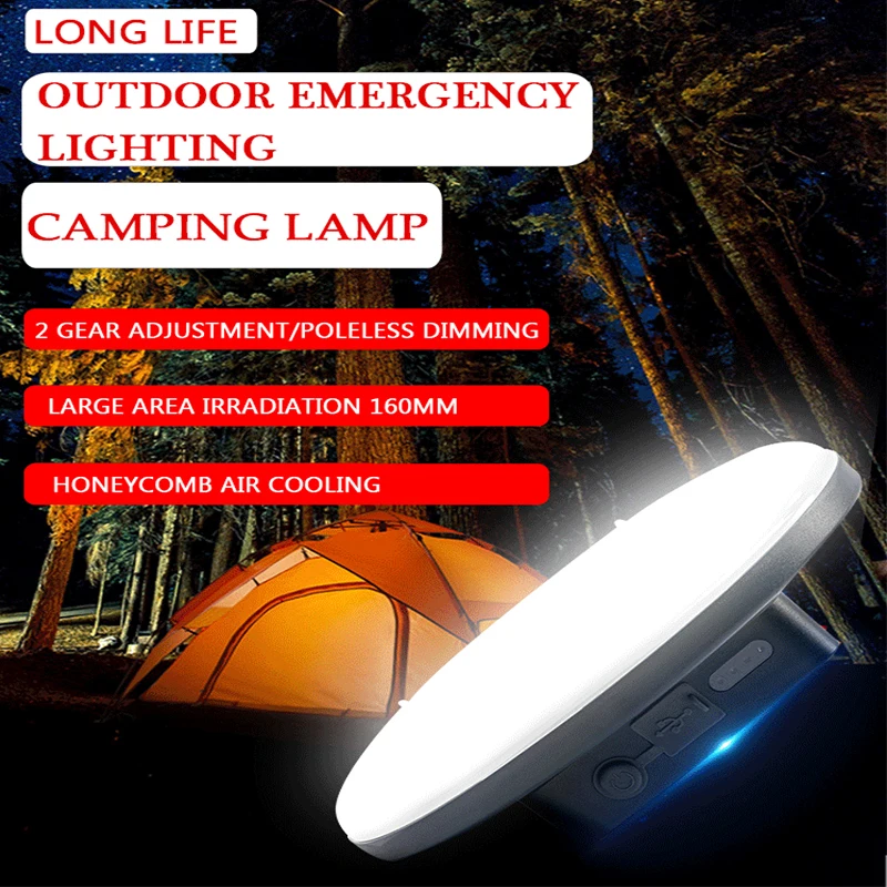 LED Portable High Power Rechargeable Magnet Flashlight Camping Lantern Fishing Light Outdoor Work Repair Lighting LEDs