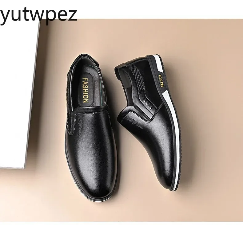 Bequeme Loafer Slipper für Herren, rutschfeste Fahrschuhe, hochwertige Herrenschuhe, große Größen, luxuriöse Herren-Lederschuhe – Detail 7