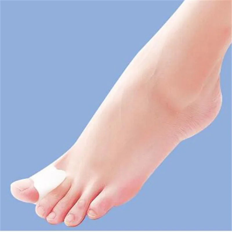 1 Pair Toe Silicone Bunion Guard Foot Care Orthopedic Toe Separators Finger Toe Separator Correction Pad Foot Care Tool