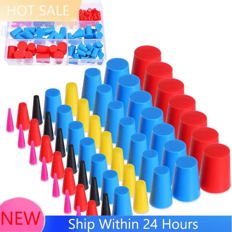 

A78K New Silicone Plugs Tapered Plug Kit Powder Coating Plugs For Coating, Round Hole,Painting