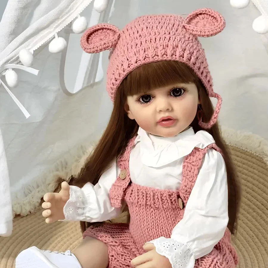 

50cm 20 inch handmade realistic reincarnation doll with soft body and realistic newborn doll, suitable for children over 3 years old