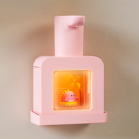 Cartoon Cute Pet Liquid Soap Dispenser Wall Mounted Touchless Sensor USB Charging Foam Machine for Bathroom and School