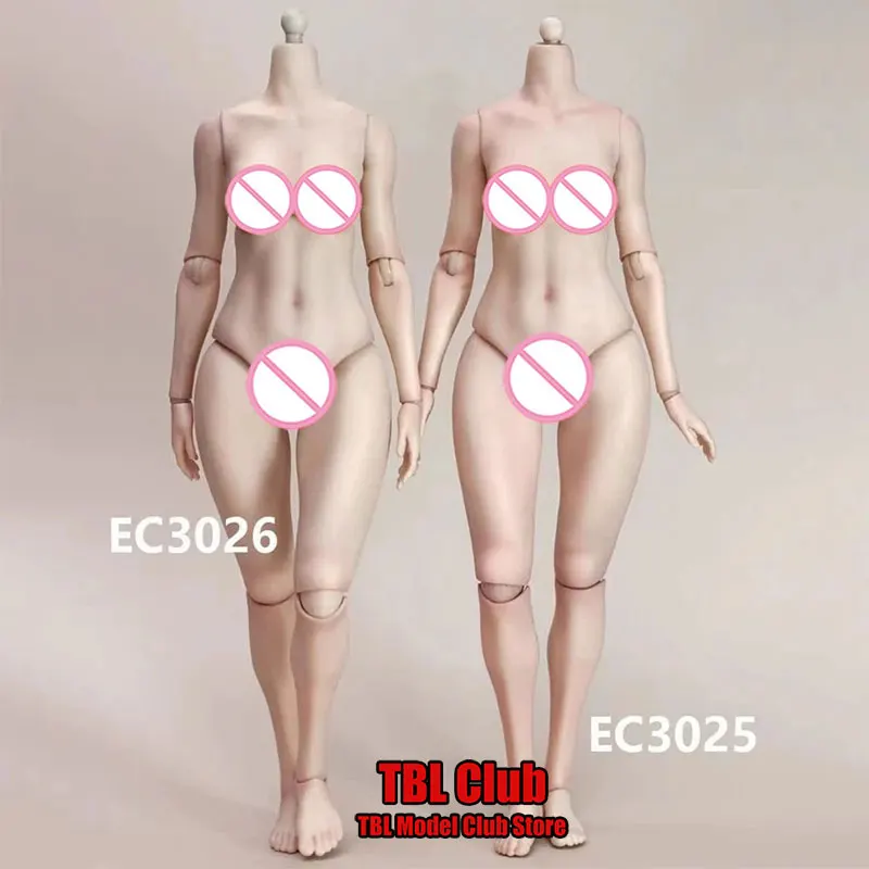 True1Toys EC3025 EC3026 1/6 Scale ทหารหญิงพีชสะโพก Movable Joint Body Fit 12 นิ้วซีด/Suntan Skin Action รูปตุ๊กตา