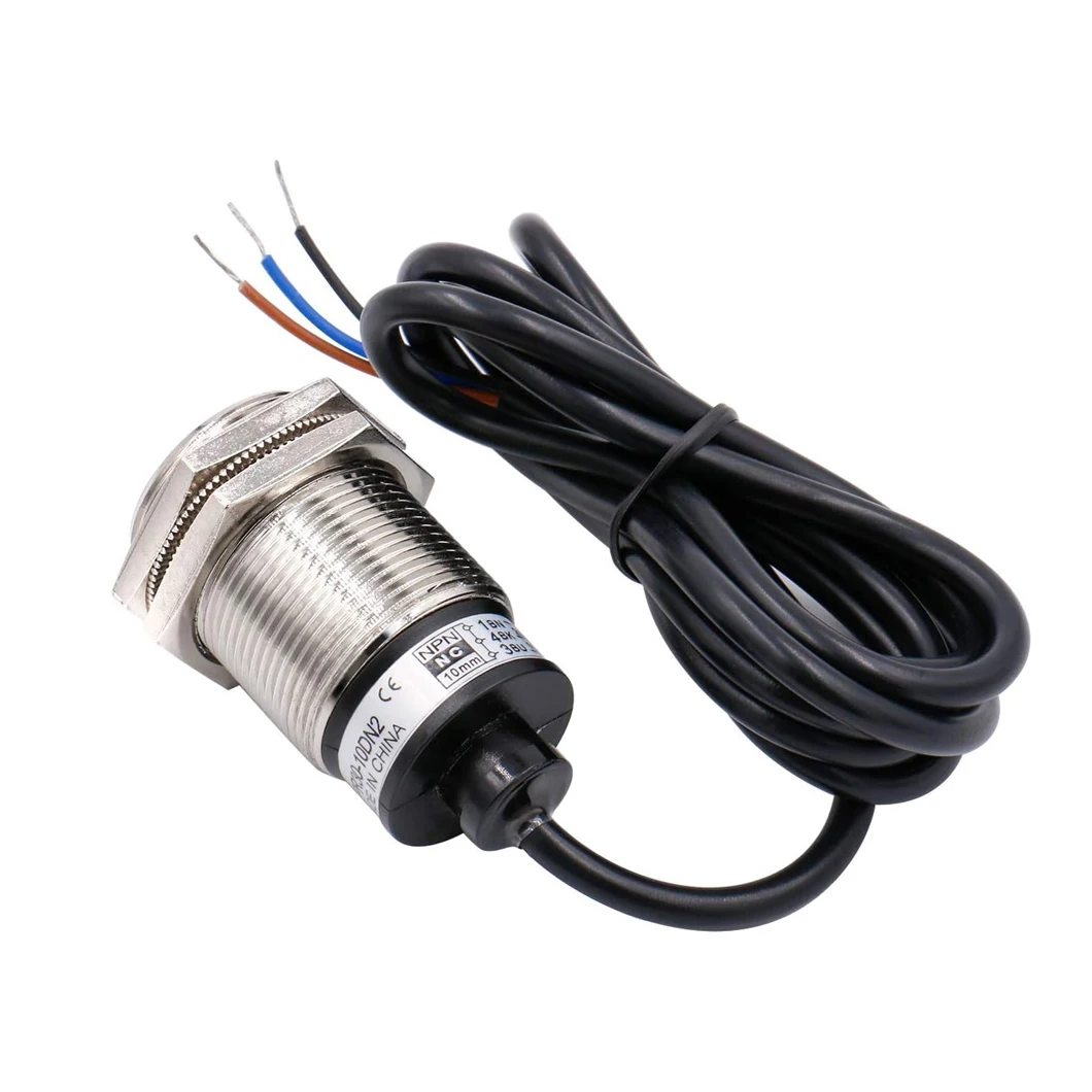 PR30-10 M30 Screen Shield Type Inductive Proximity Switch 10mm Sensing Distance NPN/PNP Output NO/NC Waterproof Approach Sensor