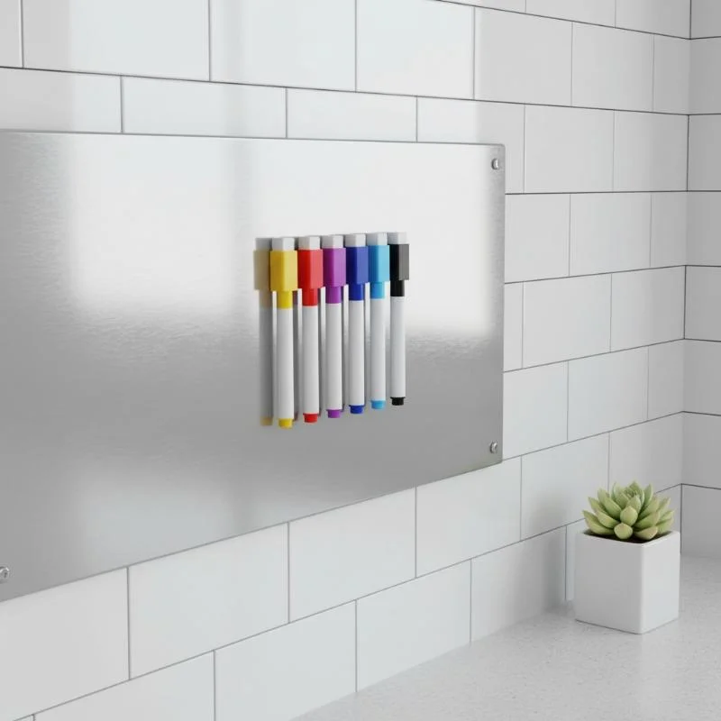 24Pcs Bottled Whiteboard Marker Pen With Brush Erasable Whiteboard Pen Children Erasable Stationery Convenient Storage