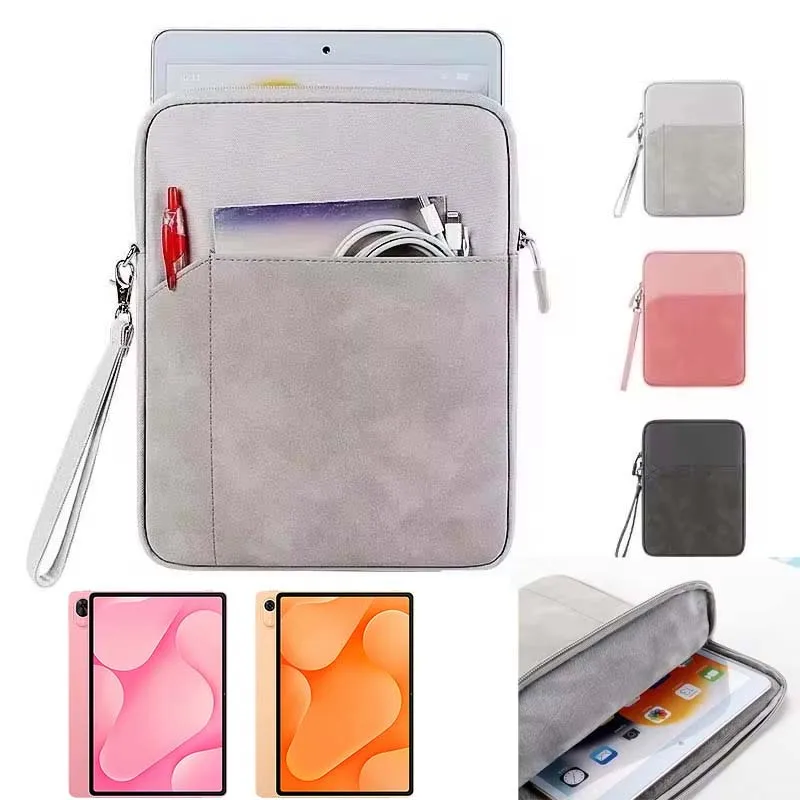 for Huawei MatePad Air Z Enjoy 12inch Tablet Bag Wrist Hand Lanyard Carry Case Patch Pocket Zip Storage Pouch Waterproof Sleeve