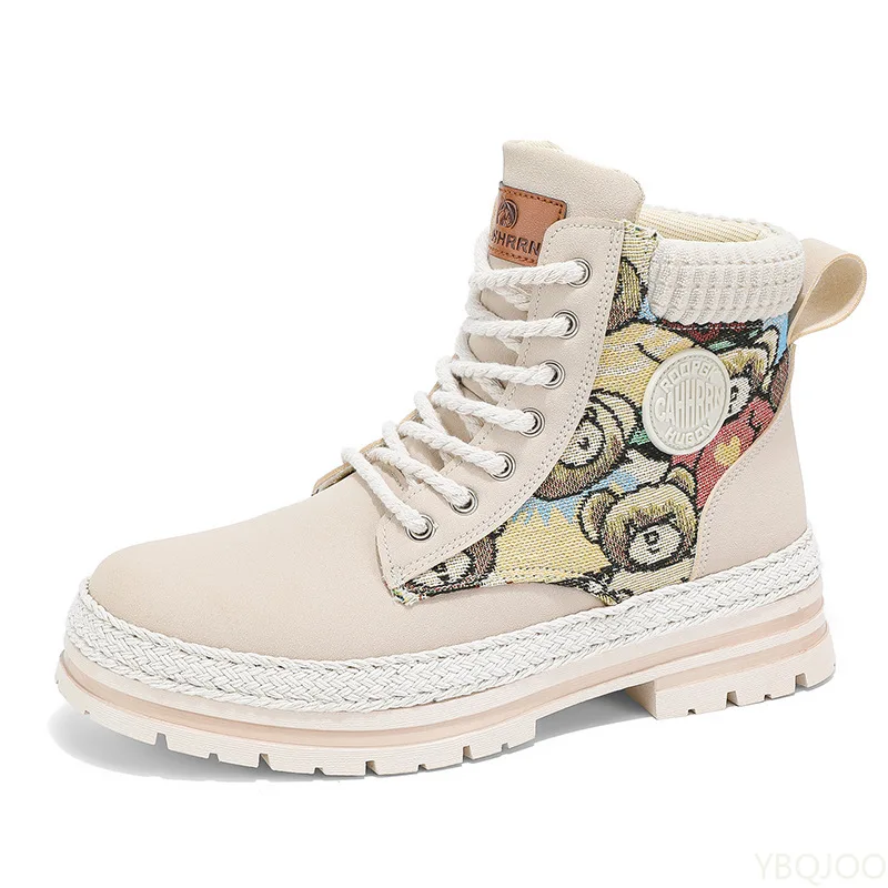 秋冬の新しいファッショナブルな万能メンズブーツ、カジュアルで快適な暖かいハイカットブーツ、メンズミニマリスト暖かい綿靴