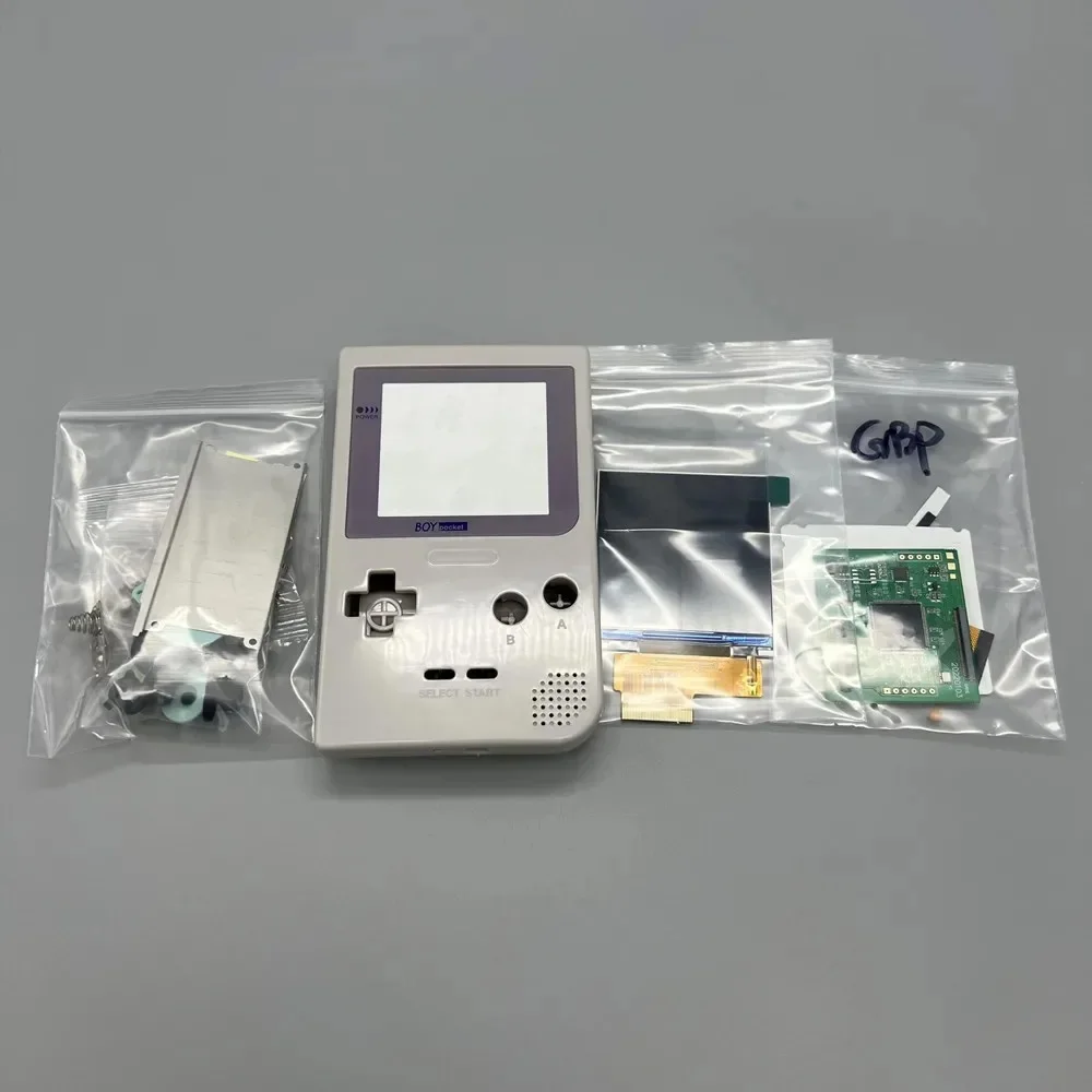 GBP LCD Einfach zu Installierendes 2,6-Zoll-Vollformat-IPS-LCD mit Hoher Helligkeit und Hochwertigem Gehäuse für GameBoy Pocket GBP