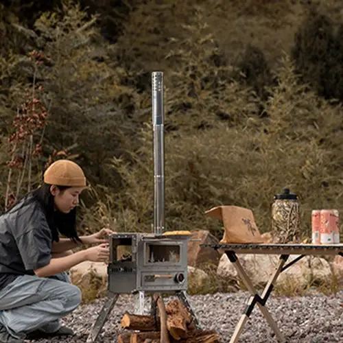 캠핑 난방 스토브 굴뚝 부품, 휴대용 텐트 장작 스토브 액세서리, 굴뚝 튜브 캠프 용품 