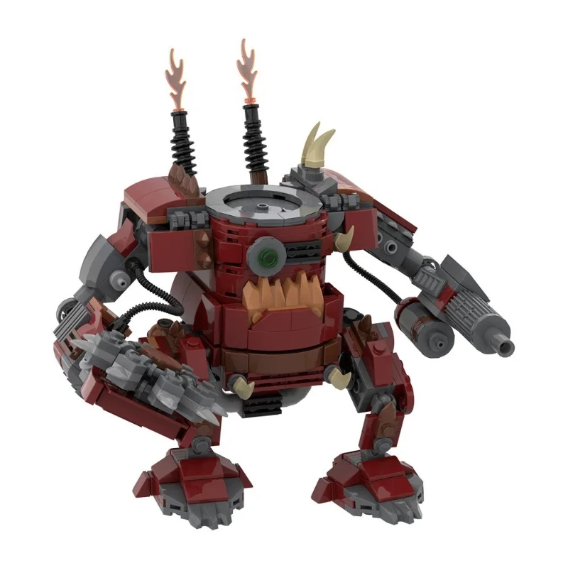 Tank Battle Robot MOC Hammer Warrior Intrepid Mech Model DIY Kid Building Blocks Adult Assembly Toy Boy Birthday Collection Gift