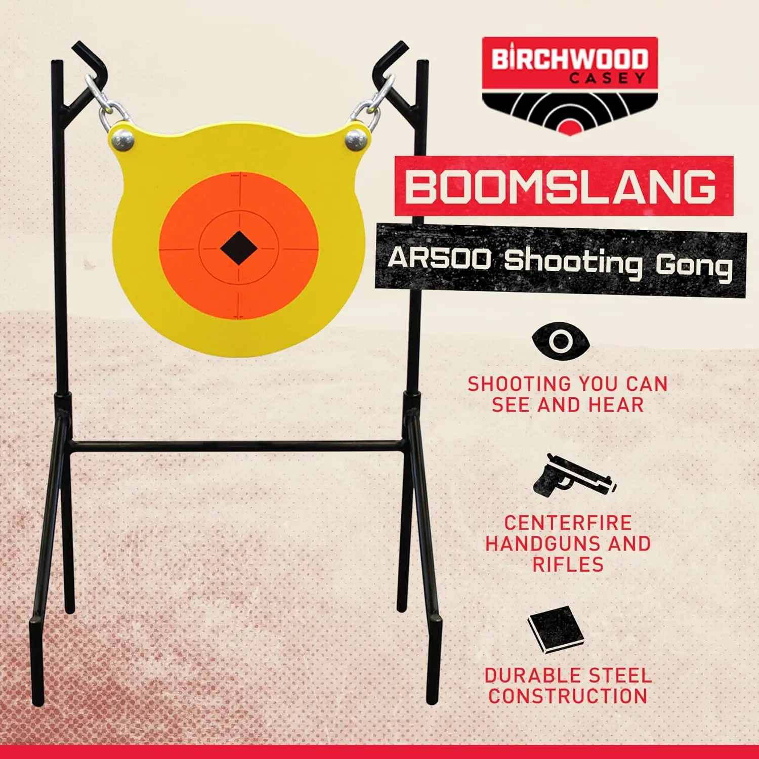 World of Targets Boomslang AR500 Steel Durable 0.5