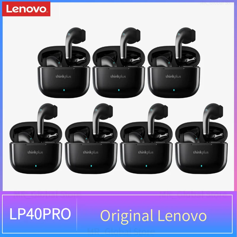 

Беспроводные наушники Lenovo LP40Pro TWS, 5/6/7 шт., Bluetooth 5,1, спортивные наушники с шумоподавлением, сенсорное управление, 250 мАч