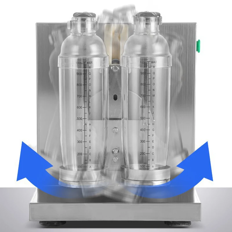Komercyjny shaker do herbaty bąbelkowej Boba Shaker do herbaty bąbelkowej z podwójną głowicą perłowa maszyna do wytrząsania herbaty mlecznej Shaker
