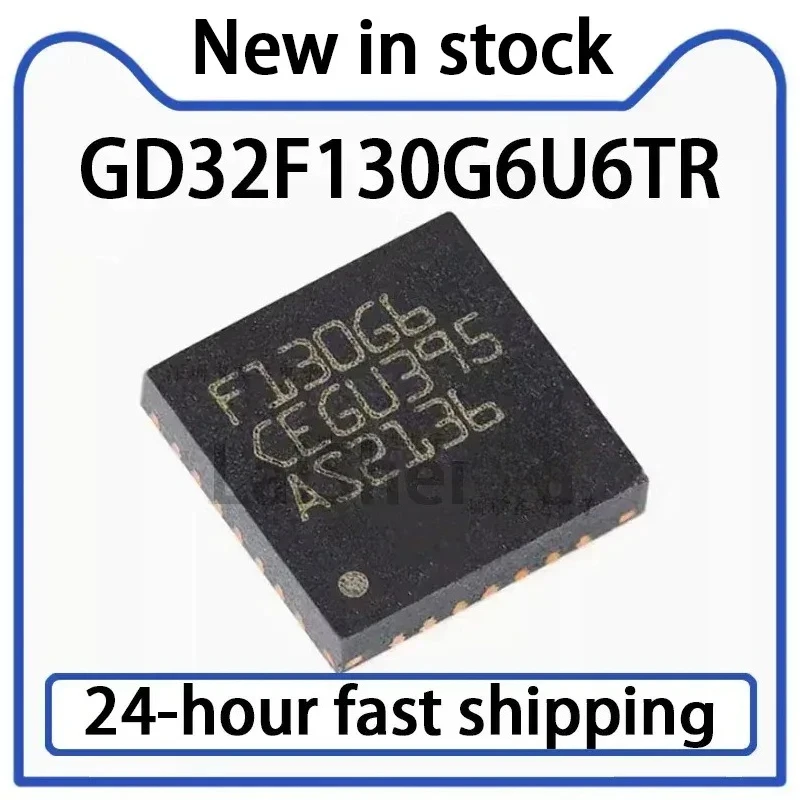 2PCS GD32F130G6U6TR GD32F130G6U6 Package QFN-28 32-bit Microcontroller MCU Chip in Stock