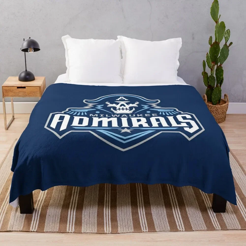 Cool Admirals Icon Throw Blanket Picnic Soft Plaid Hairy Custom Blankets