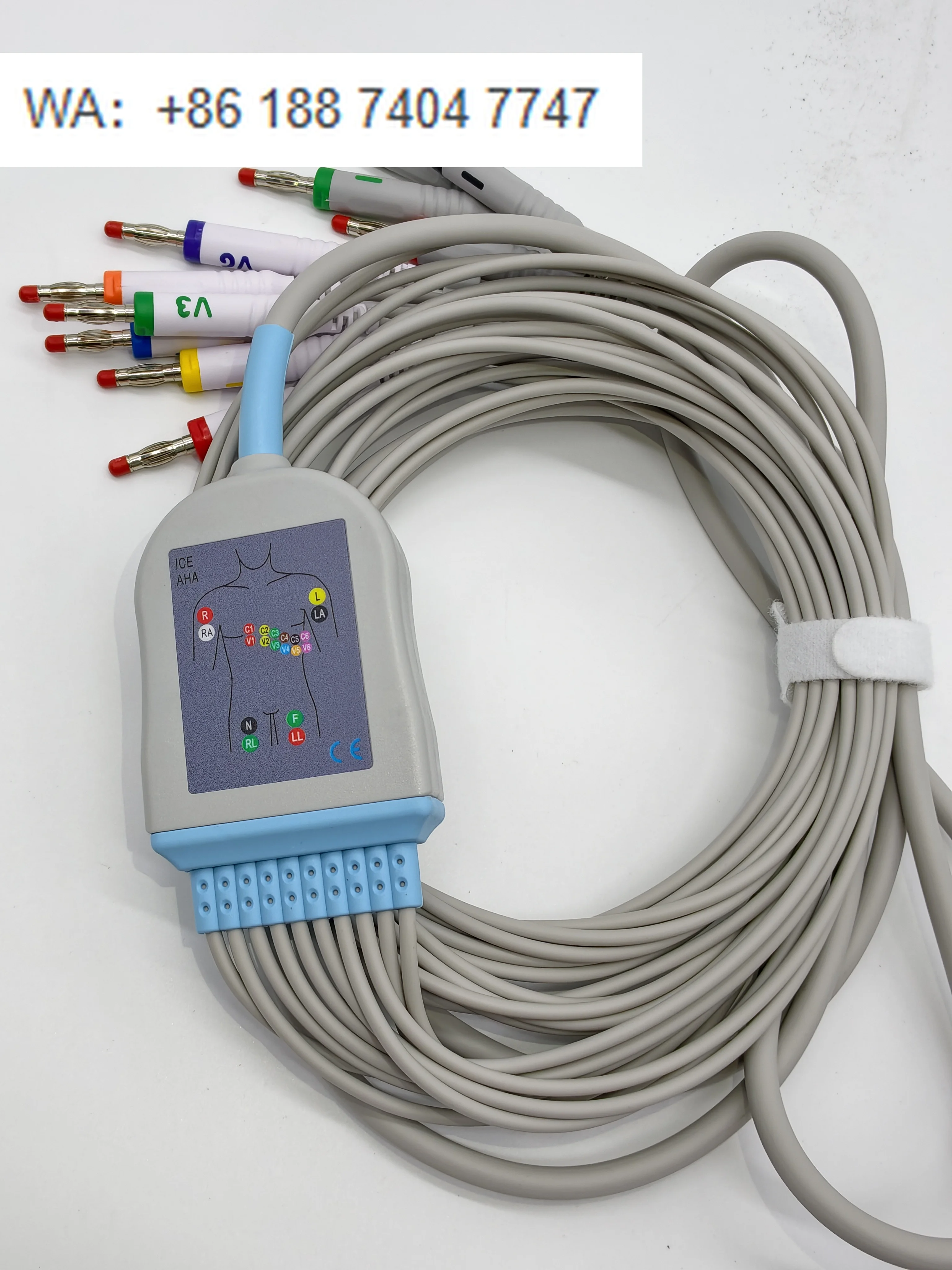 accessoires-medicaux-modele-kc210ba-015c-certifie-ce-iso13485-holter-ecg-ekg-10-derivations