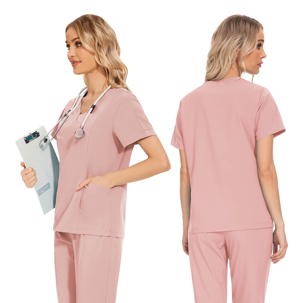 Women Medical Uniforms Hospital Scrubs Sets Doctors Nurses Accessories Surgery Gowns Dental Clinic Beauty Spa Workwear Clothes
