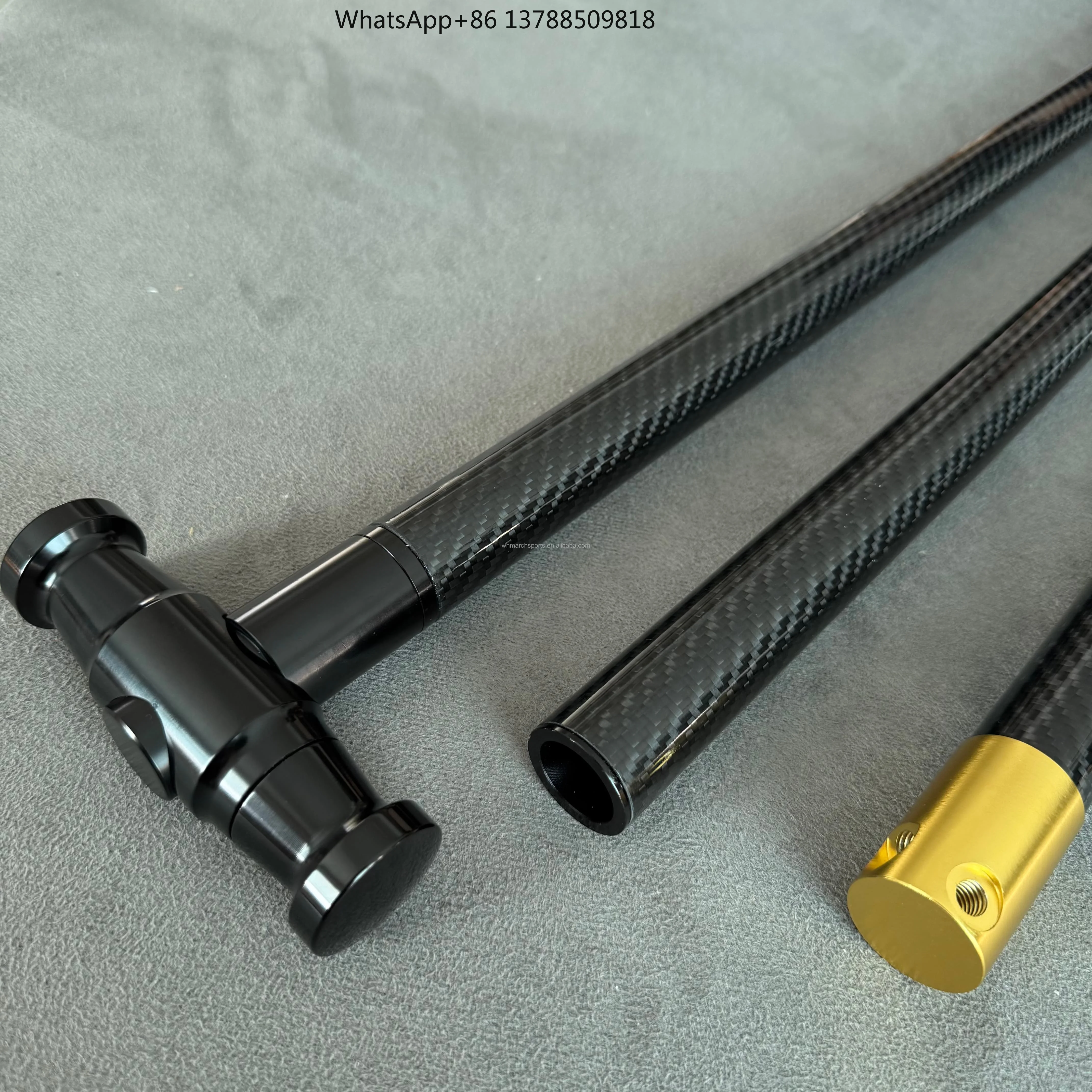

7ft Ergonomic Multi-Grip High Carbon Steel PDR Dent Repair Tool with T Spherical EVA Handle Options Three-stage Hail Rod