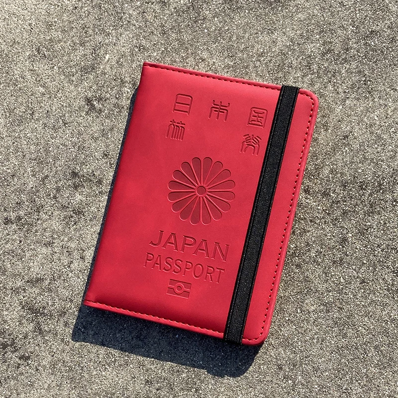 RFID Japan Passport Holder Multi Functional Passport Cover Ticket Holder Travel Wallet Travel Accessories