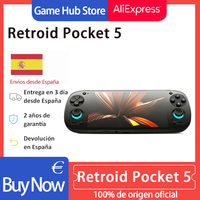 Retroid Pocket 5 (RP5) Portable Handheld Game Console ,5.5-inch1080P OLED HD Display, Android13,5000mAh,Perfect Christmas Gifts