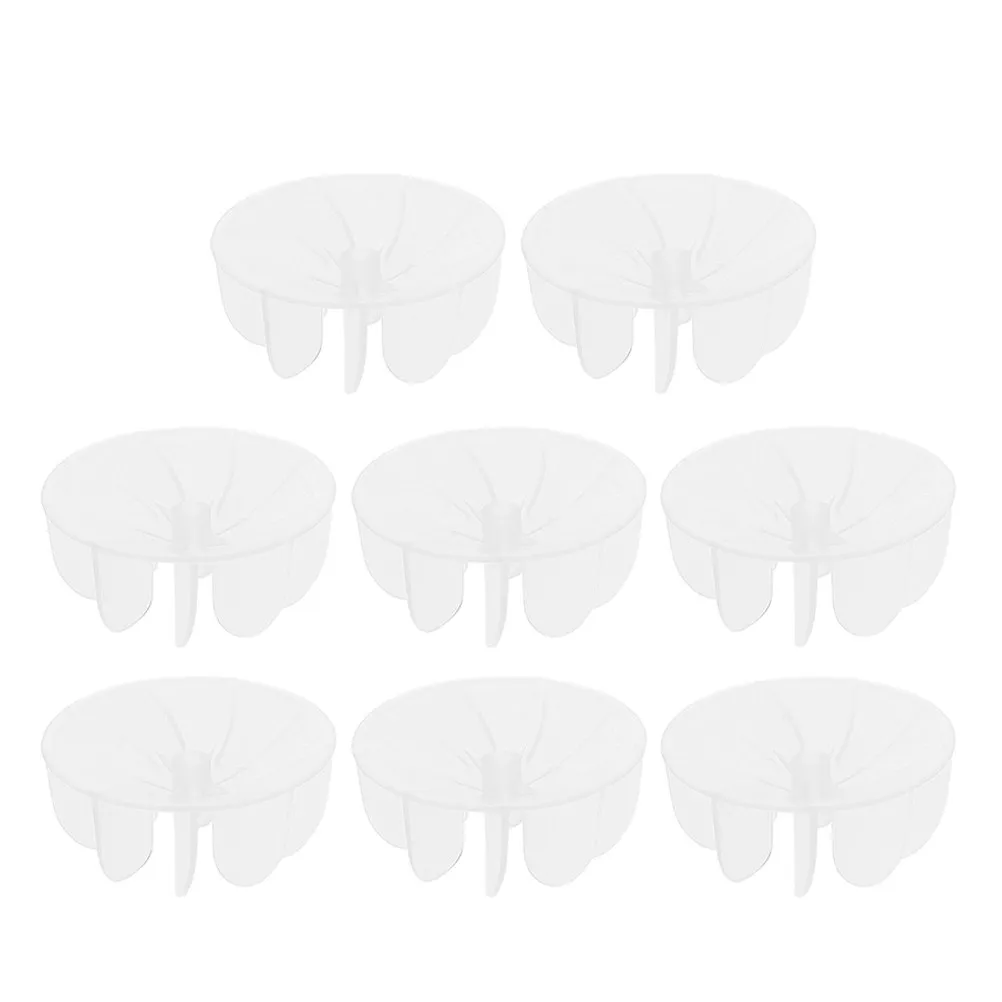 8pcs Hair Dryer Blade Replacement Fan Blades Plastic Repair Parts for Home Salon Powerful Airflow Low Noise Fits Models
